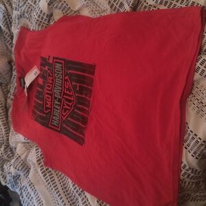 HARLEY DAVIDSON Erie PA Official Red Tank Top Size M NWT